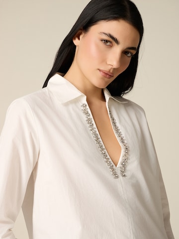 oltre - Blusa en blanco