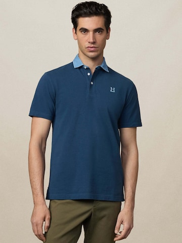 Hackett London Poloshirt 'Heritage' in Blau: Vorderseite