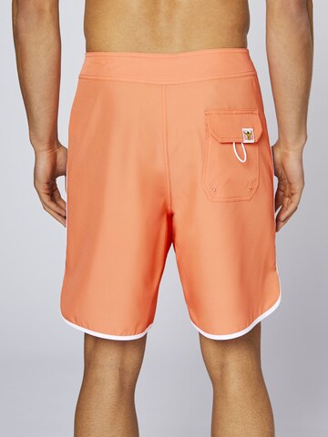 CHIEMSEE Athletic Swim Trunks in Orange