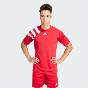 T-Shirt fonctionnel ADIDAS PERFORMANCE en rouge : devant