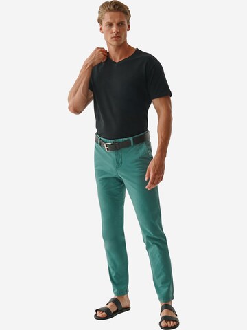 Regular Pantaloni 'JOSEPH 2' de la TATUUM pe verde