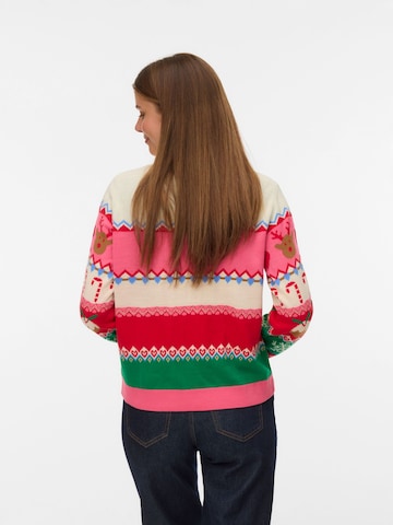 VERO MODA Sweater 'VMNewChristmasStuff' in White