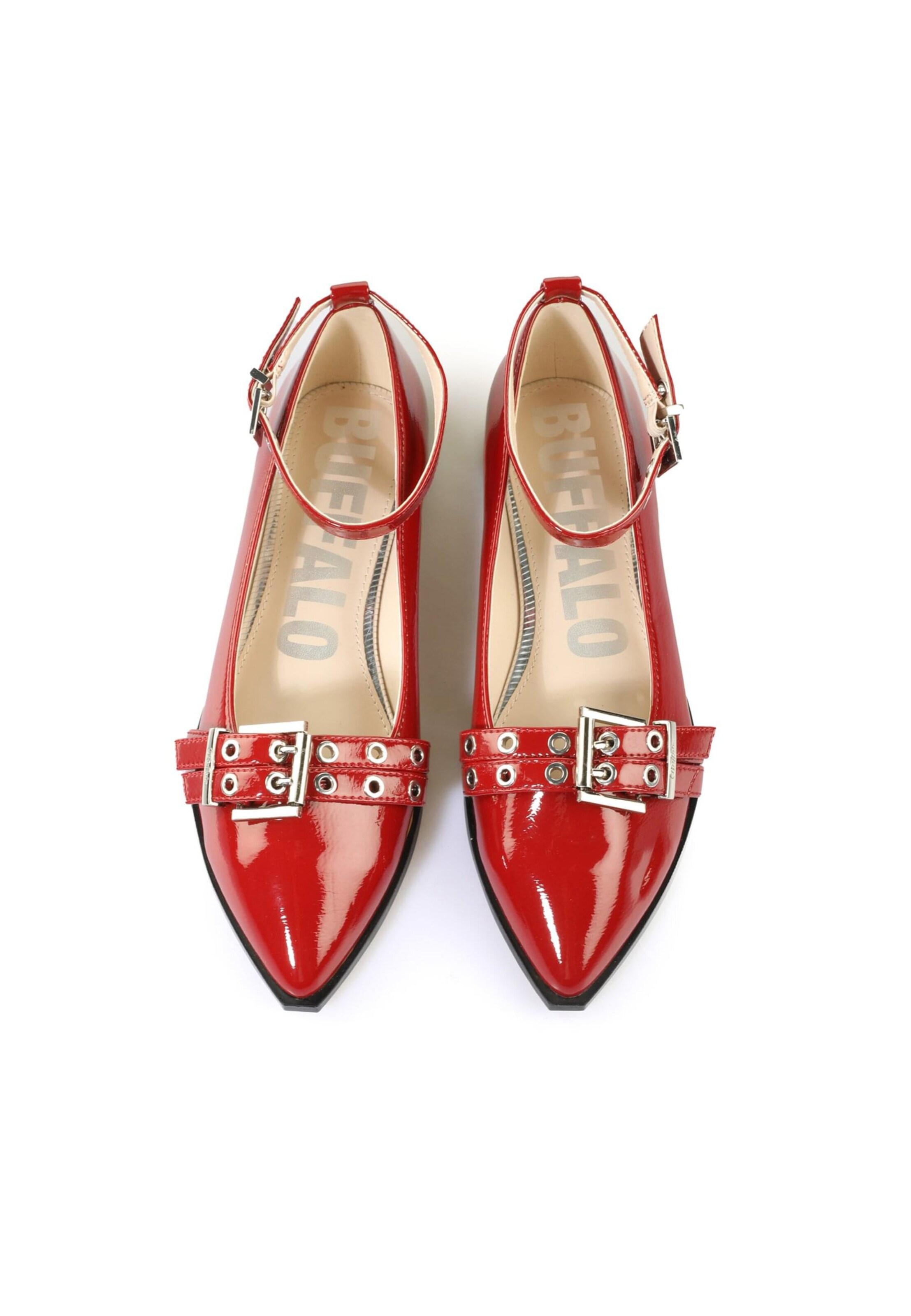 Ballerines à lanières BUFFALO en rouge