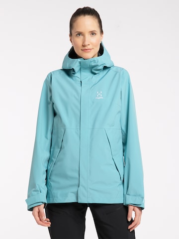 Haglöfs Outdoor Jacket 'Tjärn' in Blue: front