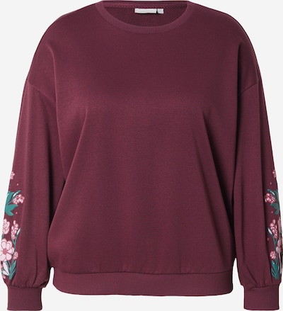 ONLY Carmakoma Collegepaita 'CARBROOKE' koossa XL-XXL värissä jade / marjat / vanha roosa / valkoinen, Tuotenäkymä