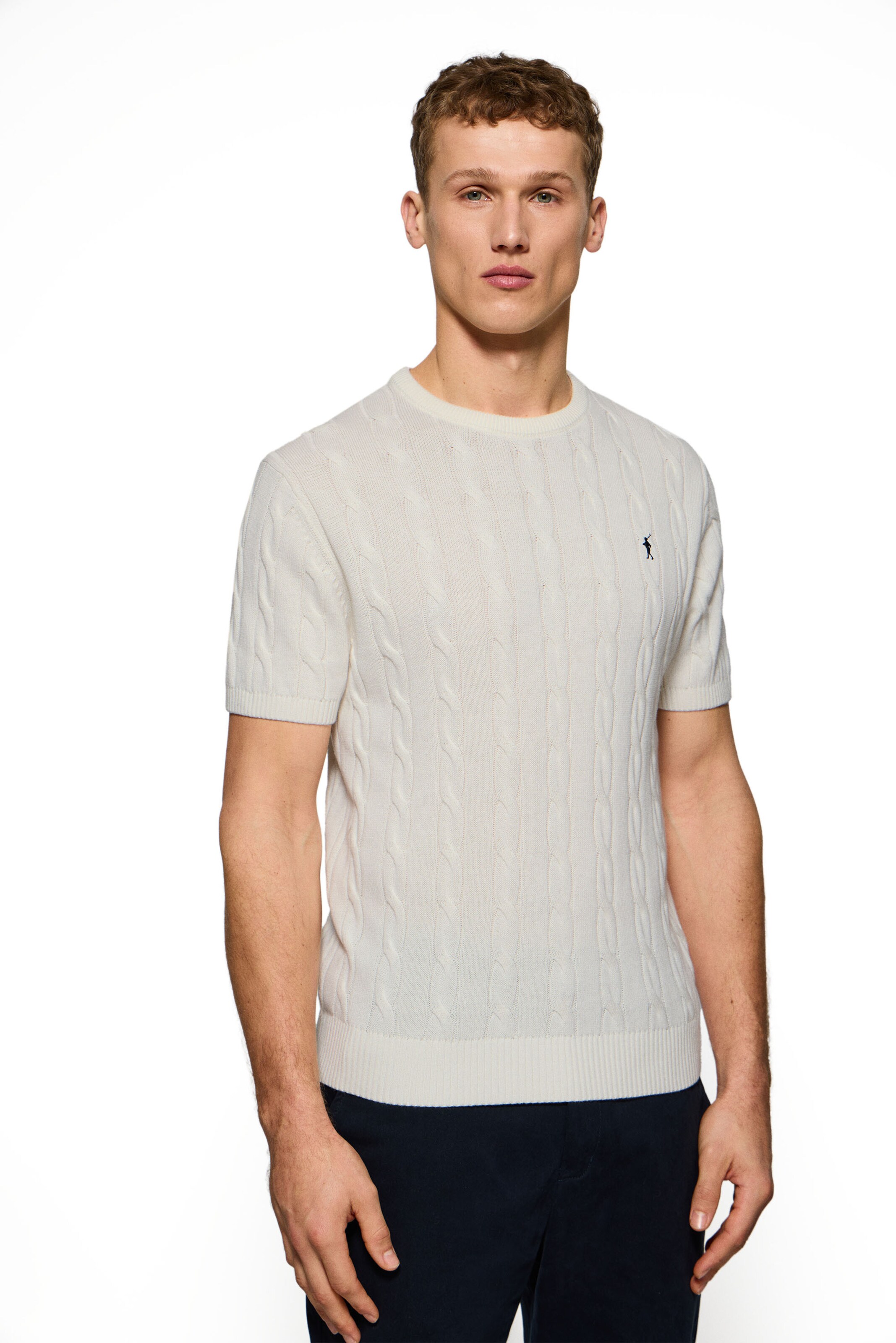 Polo Club Pullover in Beige: Vorderseite