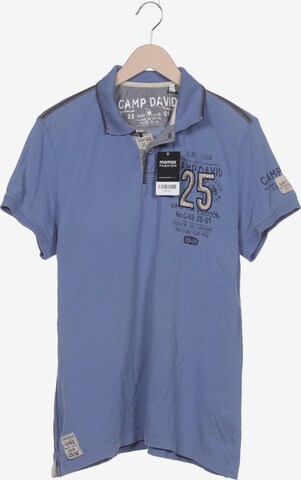 CAMP DAVID Top & Shirt in L in Blue: front