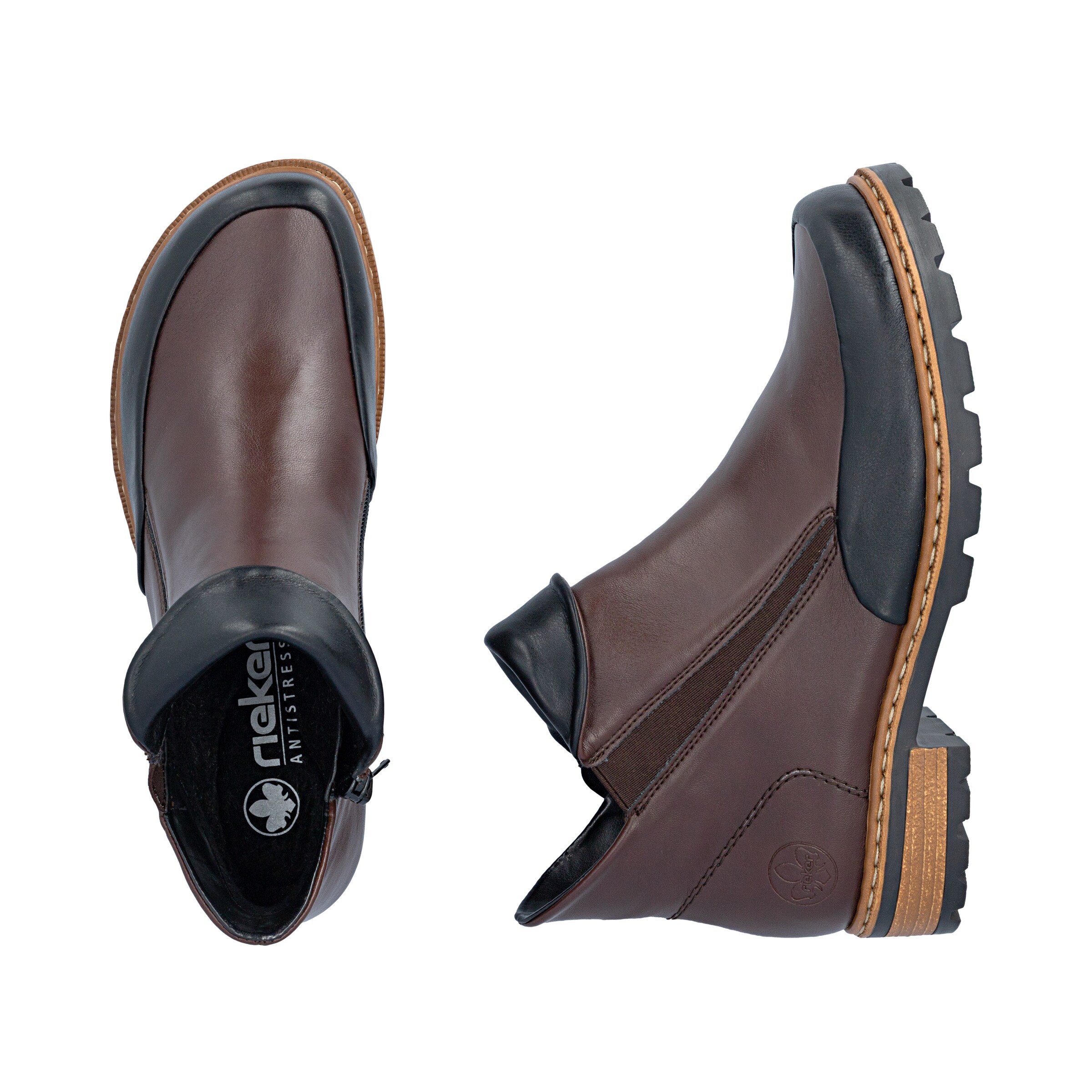Bottines Rieker en marron