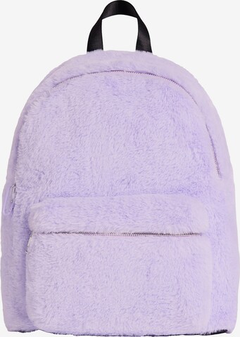 Sac à dos Bershka en violet : devant