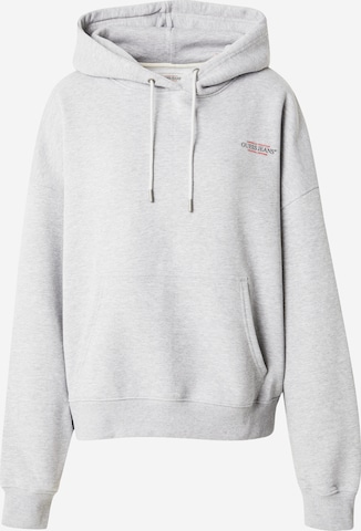 GUESS JEANS Суичър в сиво: отпред