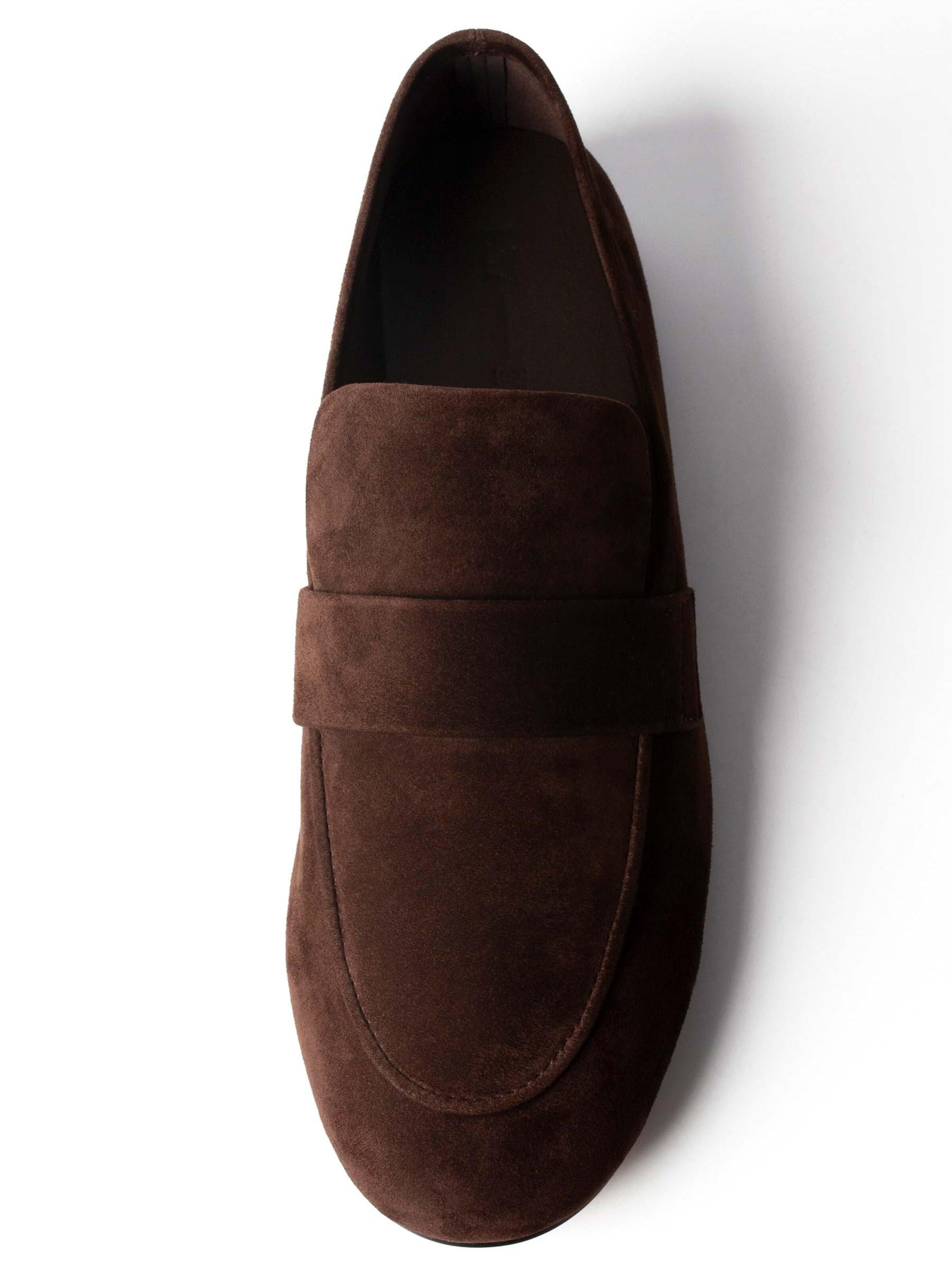 L37 HANDMADE SHOESSlip On cipele 'VELVET RIOT' - smeđa boja