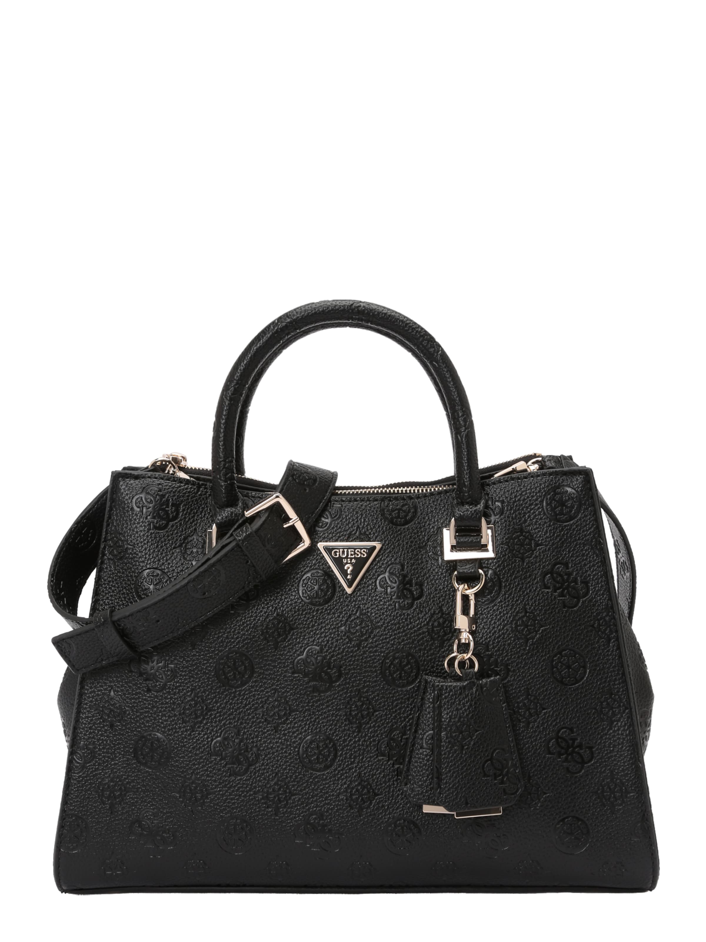 GUESS Käekott 'Cresidia', värv must: eest vaates