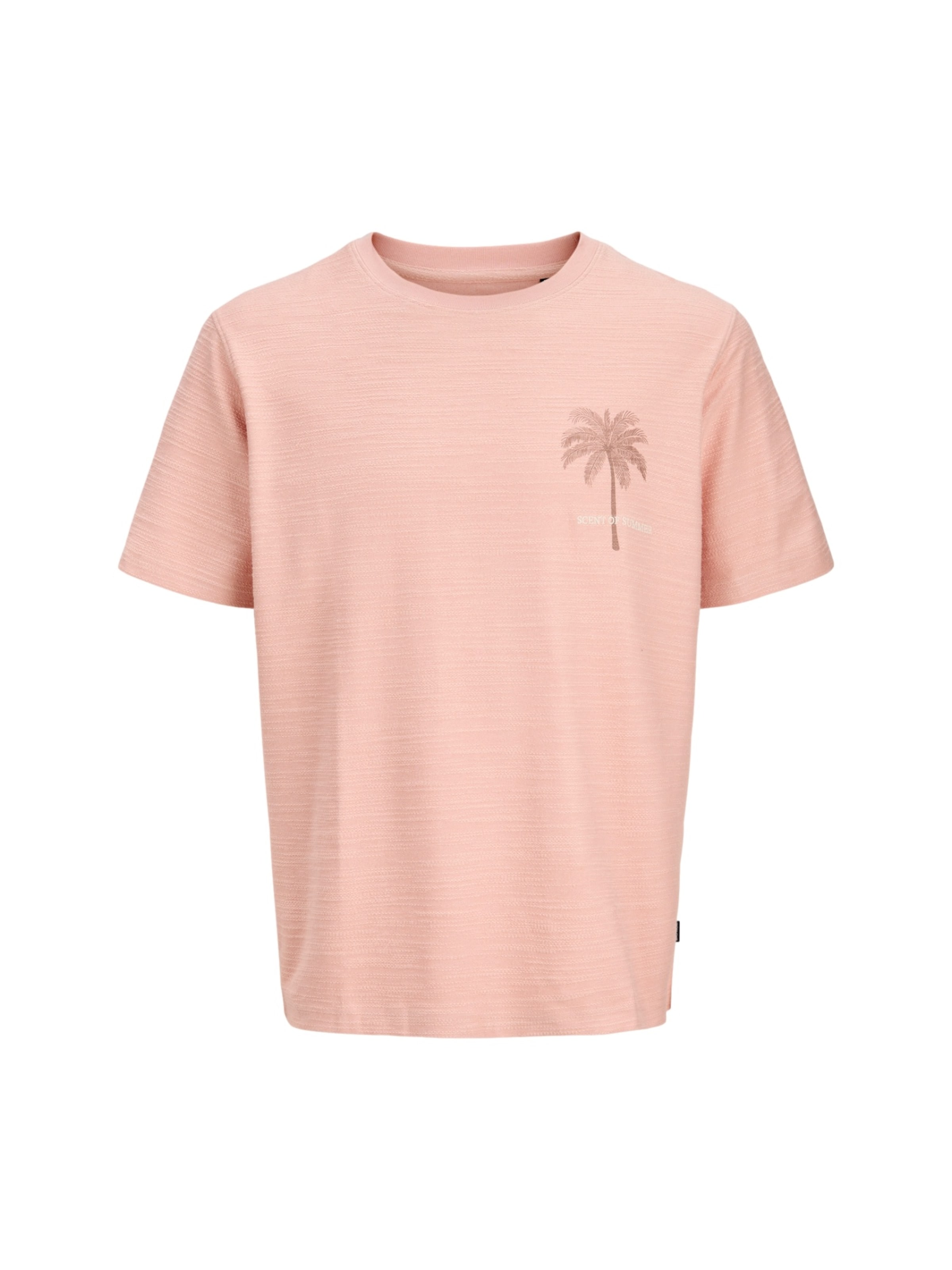 T-Shirt 'Blaemmett' JACK & JONES en rose : devant