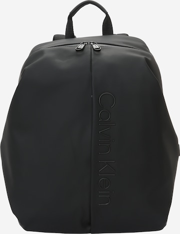 Zaino di Calvin Klein in nero: frontale