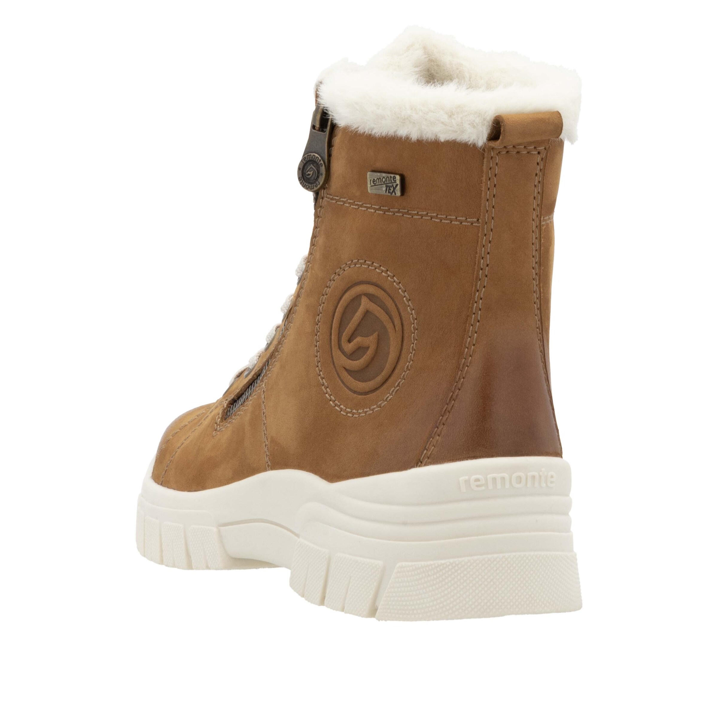 Bottes à lacets REMONTE en marron