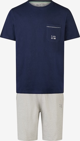 Phil & Co. Berlin Shorty 'Lounge Dreams' in Blau: Vorderseite