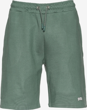 Pantalon DEF en vert : devant