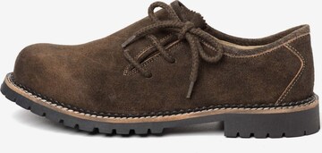SPIETH & WENSKY Traditional shoes 'Hannes' in Brown: front