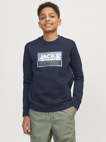 Jack & Jones Junior Sweatshirt in Blau: predná strana