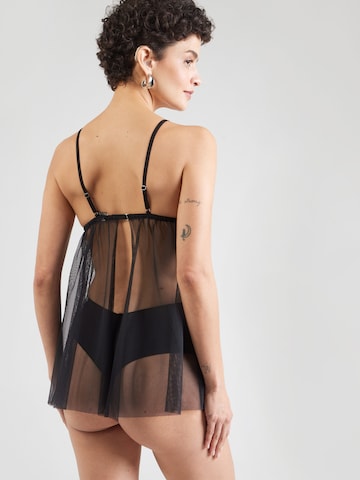 Hunkemöller Negligée 'Hilton' in Schwarz