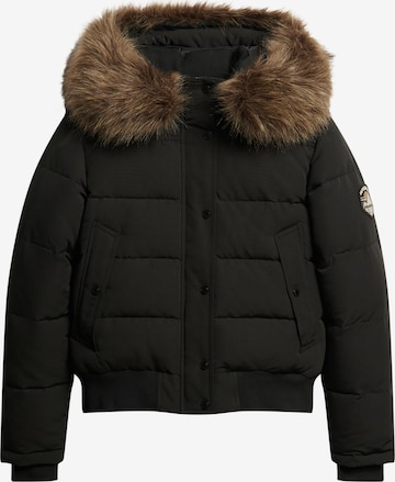 Superdry & Co Winter Jacket 'Everest' in Black: front