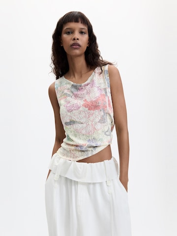 Desigual Top w kolorze mieszane kolory: przód