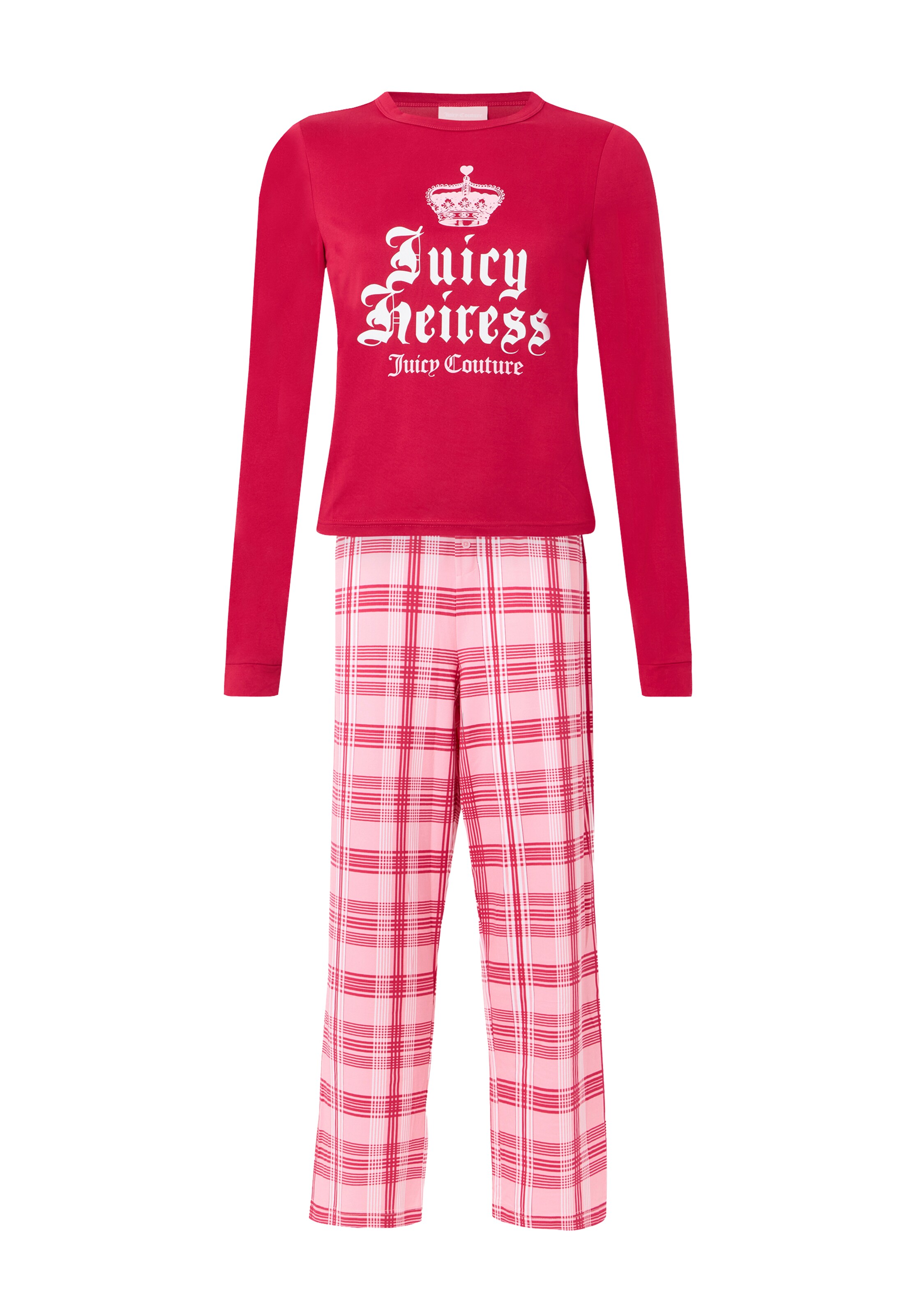 Pijama 'HEIRESS' de la Juicy Couture pe roșu: față