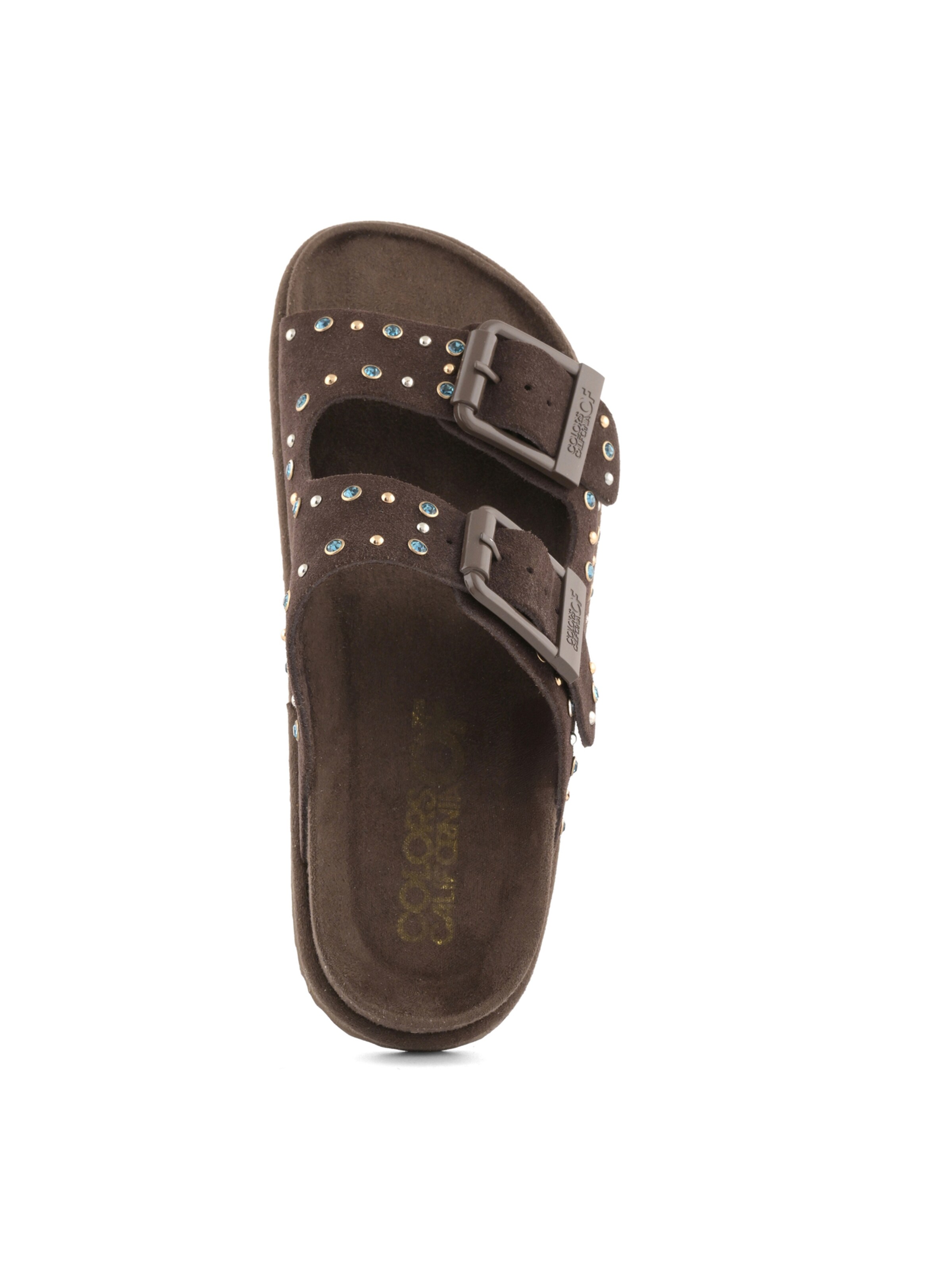 COLORS OF CALIFORNIA Mule in Brown: top
