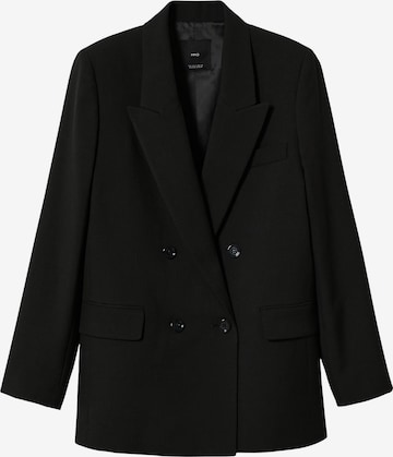 MANGO Blazer 'Tuxedo' in Black: front