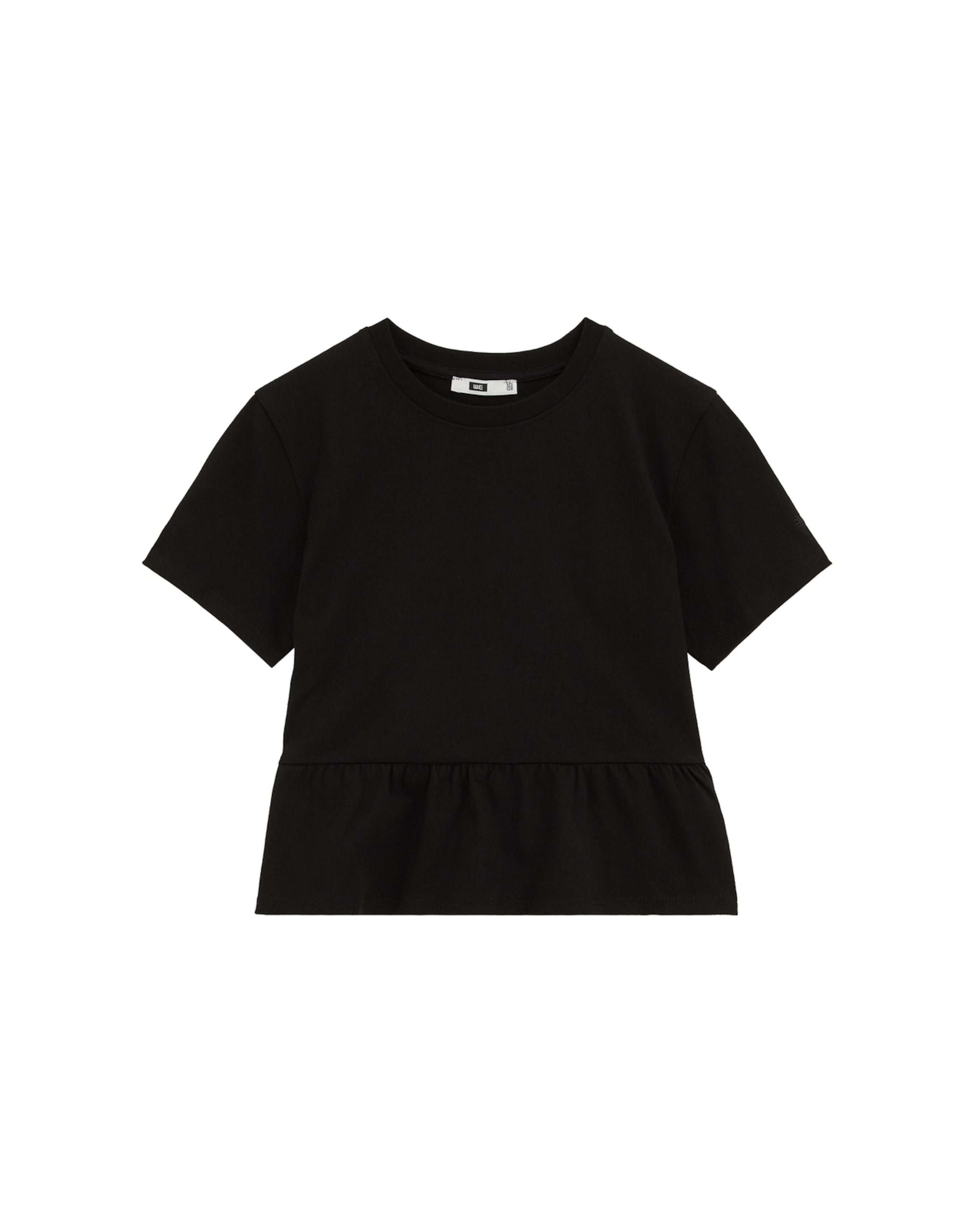 Maglietta di WE Fashion in nero: frontale