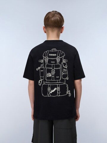 NAPAPIJRI Koszulka w kolorze czarny: przód