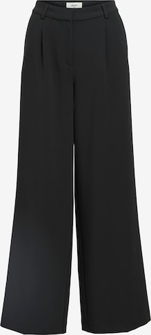 juoda OBJECT Plačios klešnės Kelnės su kantu 'OBJIvy': priekis