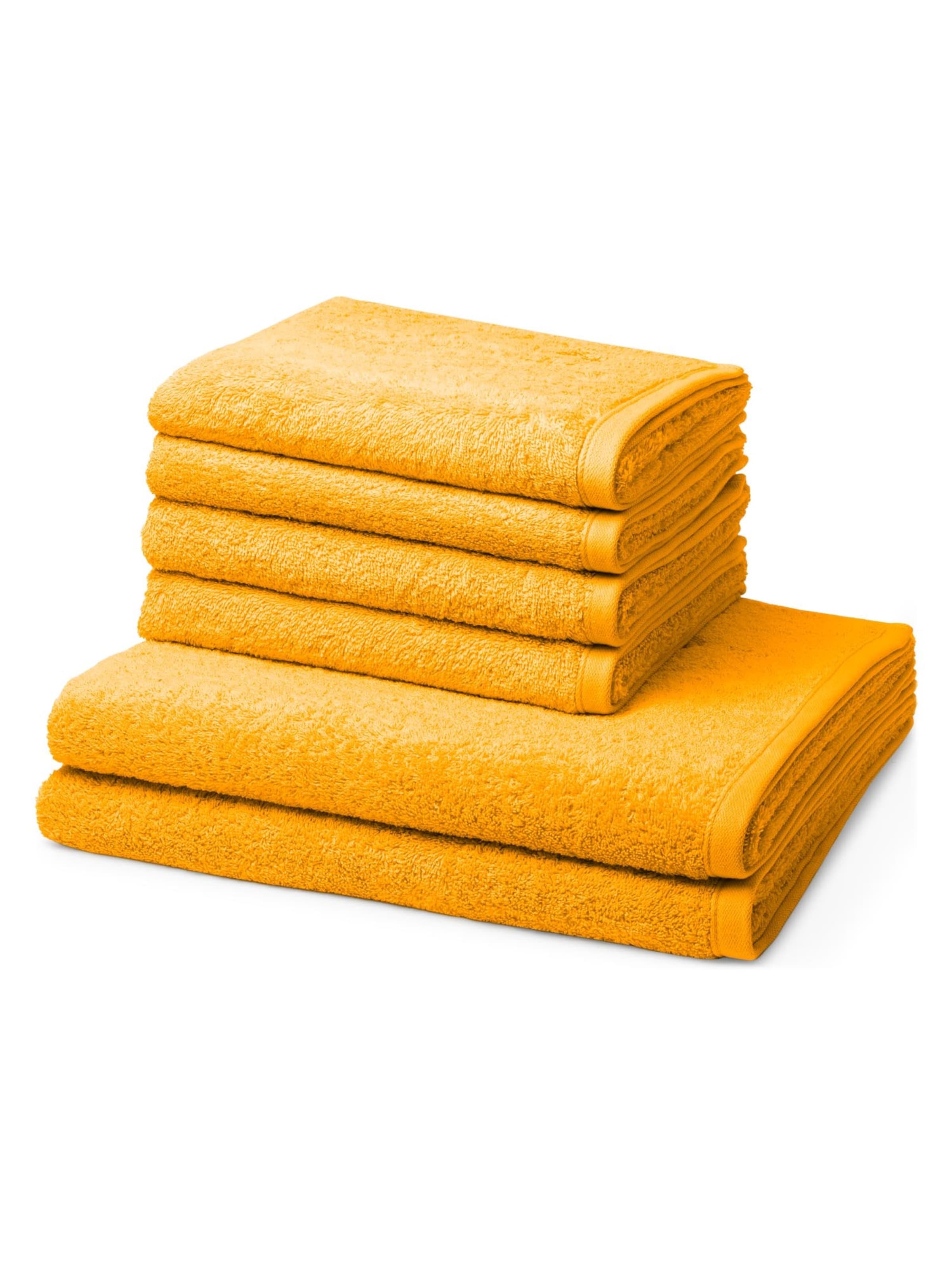 ROSS Towel 'Vita' in Yellow: front