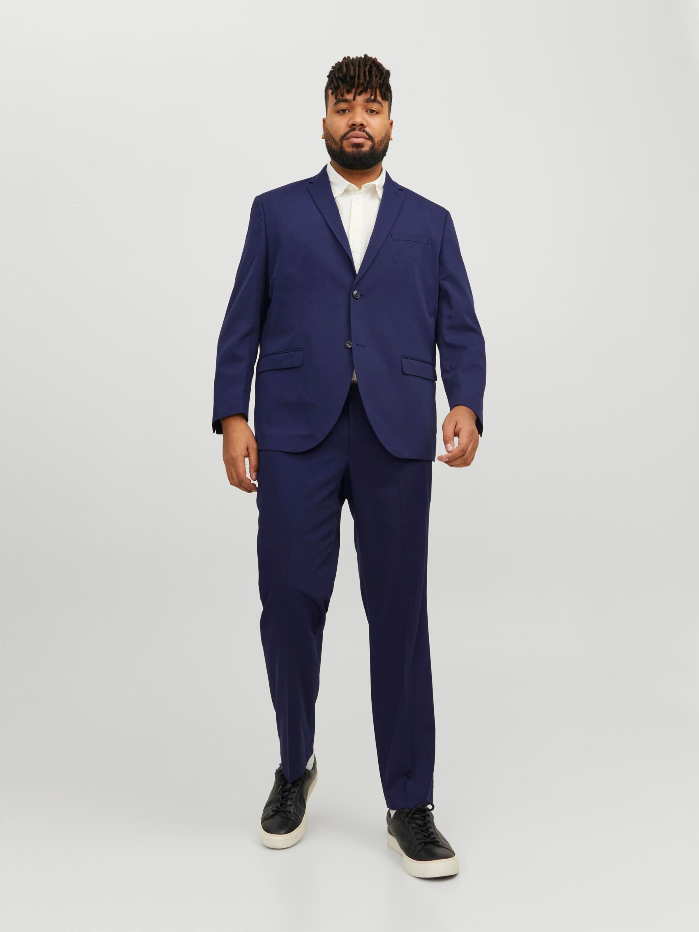 Jack & Jones Plus Слим Костюм 'Franco' в Синий