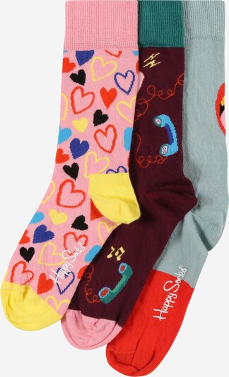 Șosete Happy Socks pe opal / mai multe culori / roz / roșu / roșu-violet, Vizualizare produs