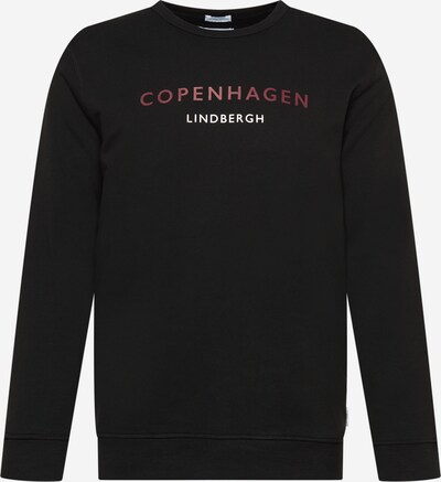 Lindbergh Sweater majica 'Copenhagen' u ljubičasto crvena / crna / bijela, Pregled proizvoda