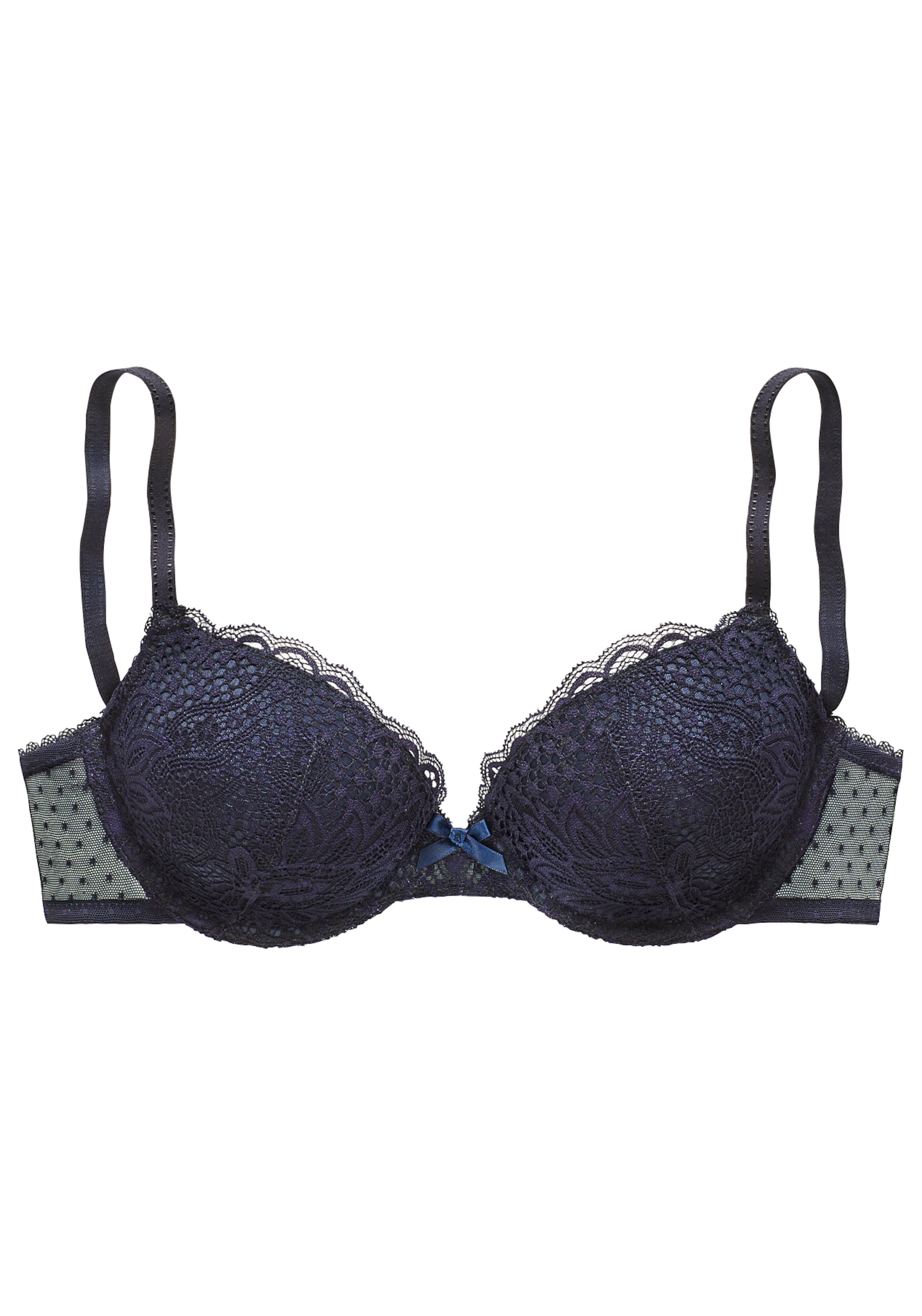 VIVANCE Push-up Bra in Blue: front