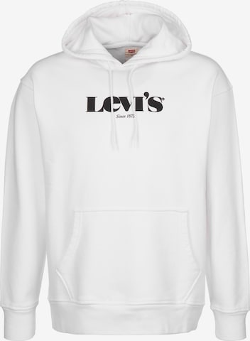 LEVI'S ® Regular Fit Sweatshirt 'Relaxed Graphic Hoodie' i hvit