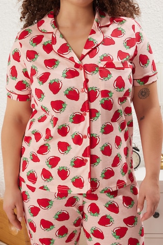 Trendyol Curve - Pijama en rosa