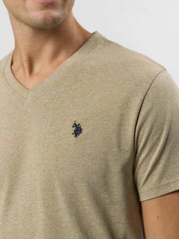 U.S. POLO ASSN. Tričko ' Cem V ' – béžová