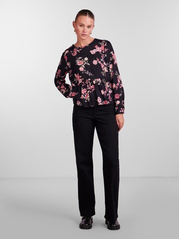 Chemisier 'Nya' PIECES en noir