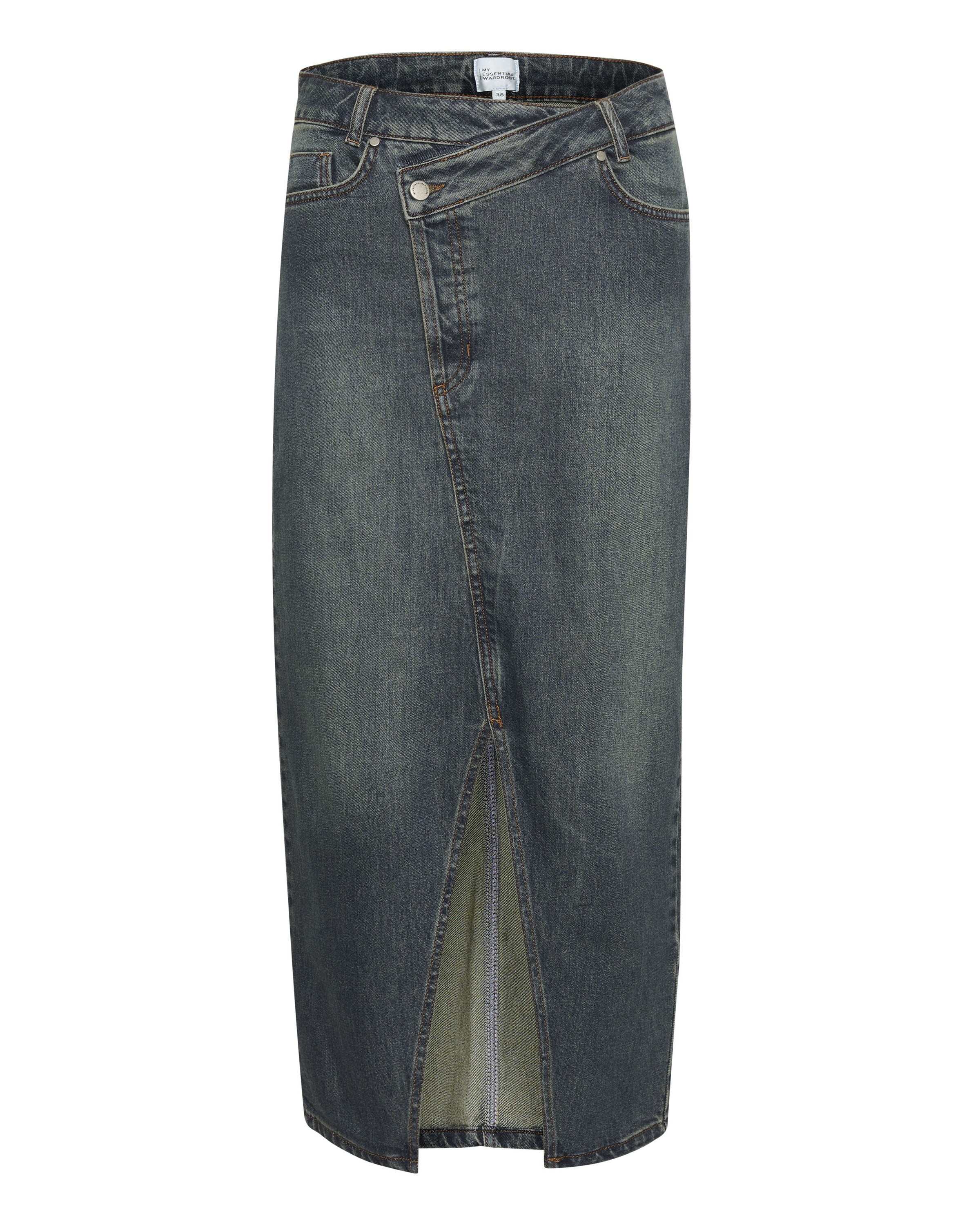 My Essential Wardrobe Skirt 'Dalvi' in Blue: front