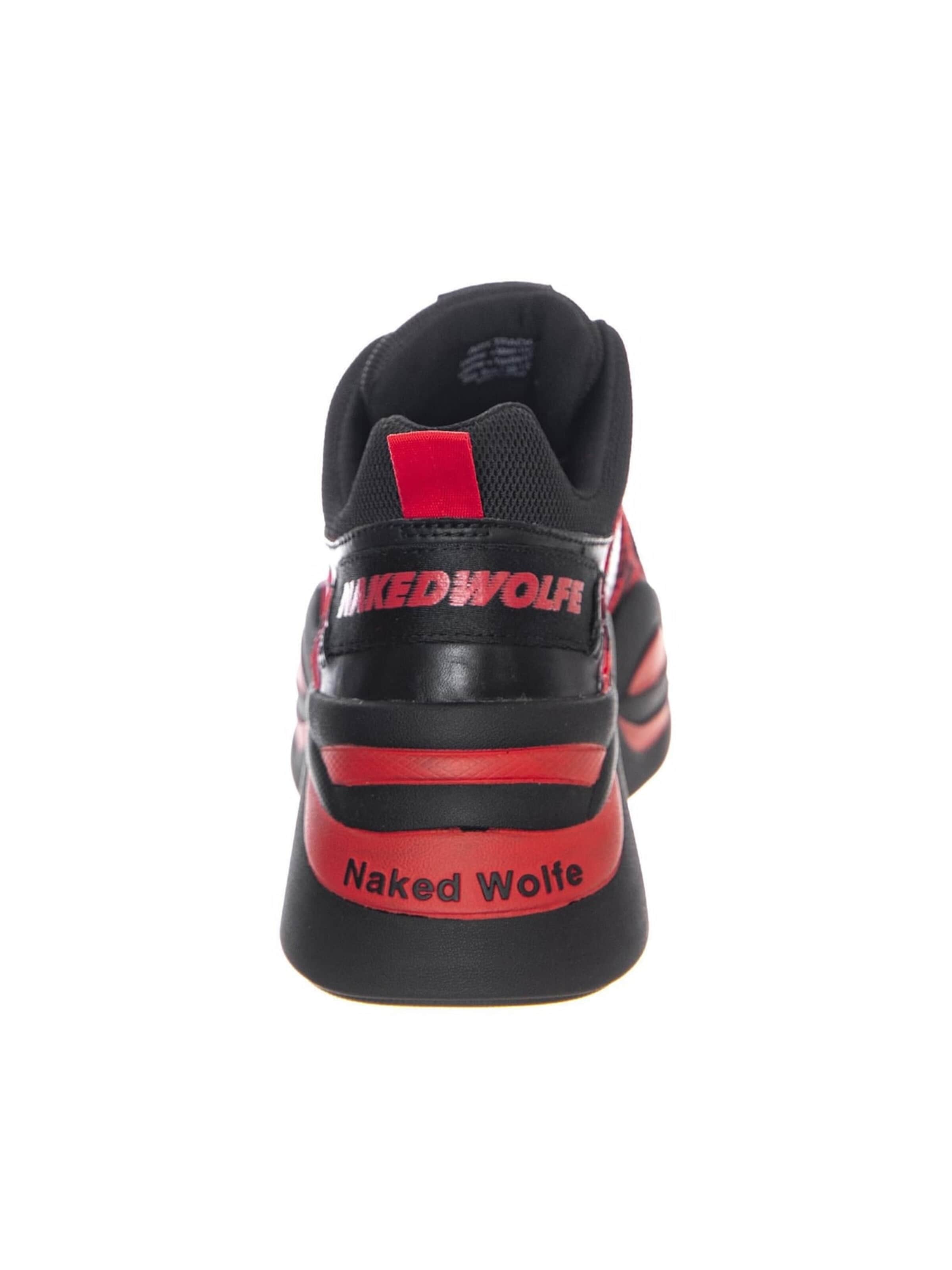 NAKED WOLFE Sneakers 'Track Sneakers' in Red