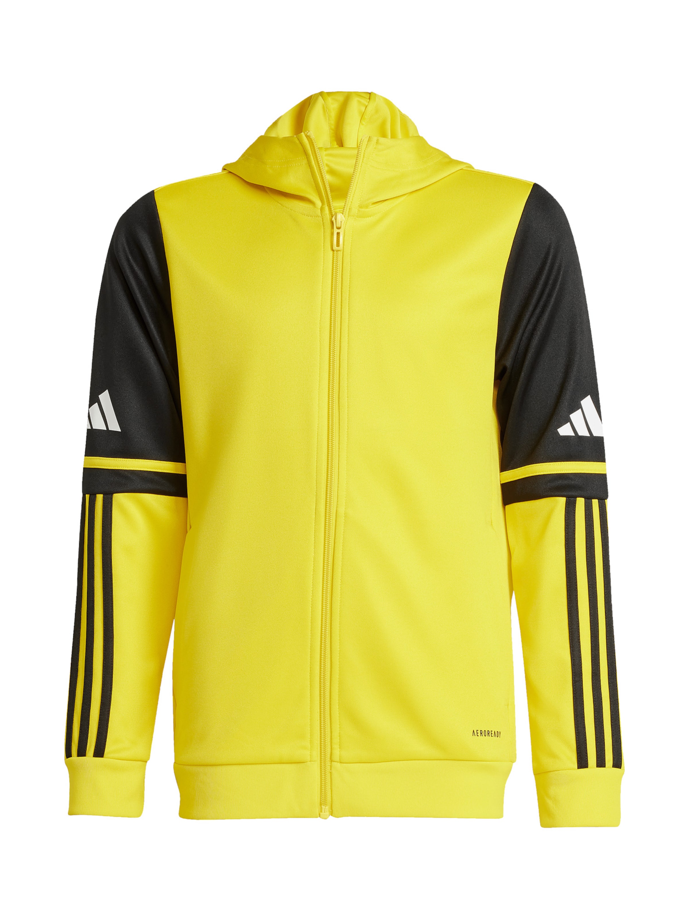 ADIDAS PERFORMANCE Sportsweatjacke in Gelb: Vorderseite