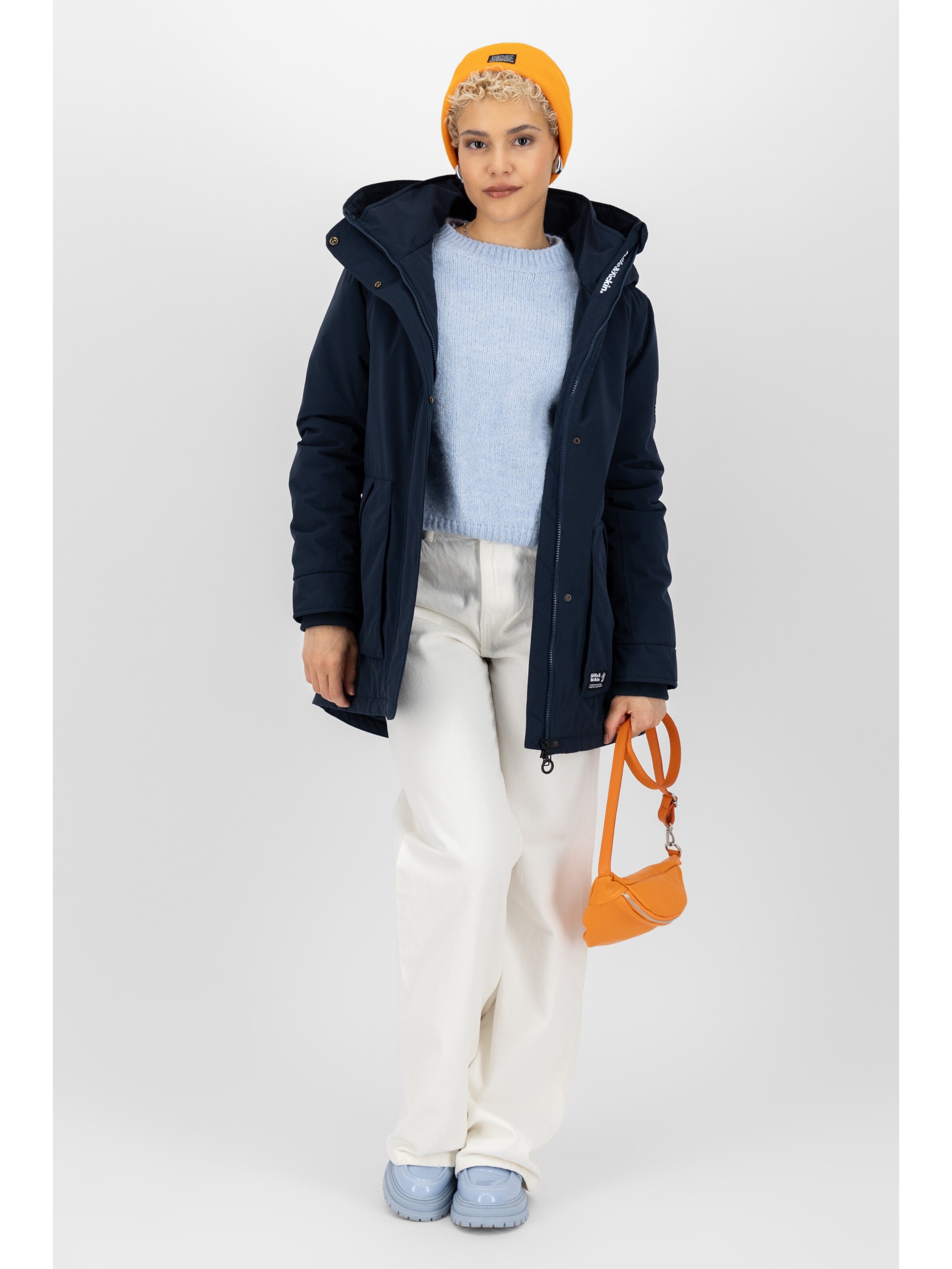 alife & kickin Vinterjacka 'Flora' i blå