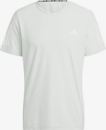 T-Shirt fonctionnel 'Own the Run' ADIDAS PERFORMANCE en vert : devant