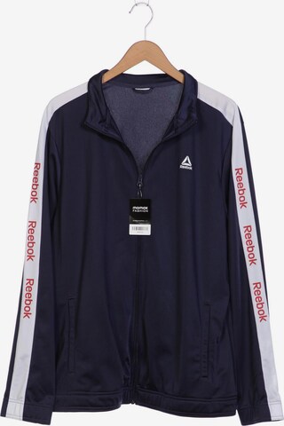 Reebok Sweatshirt & Zip-Up Hoodie in 4XL in Blue: front