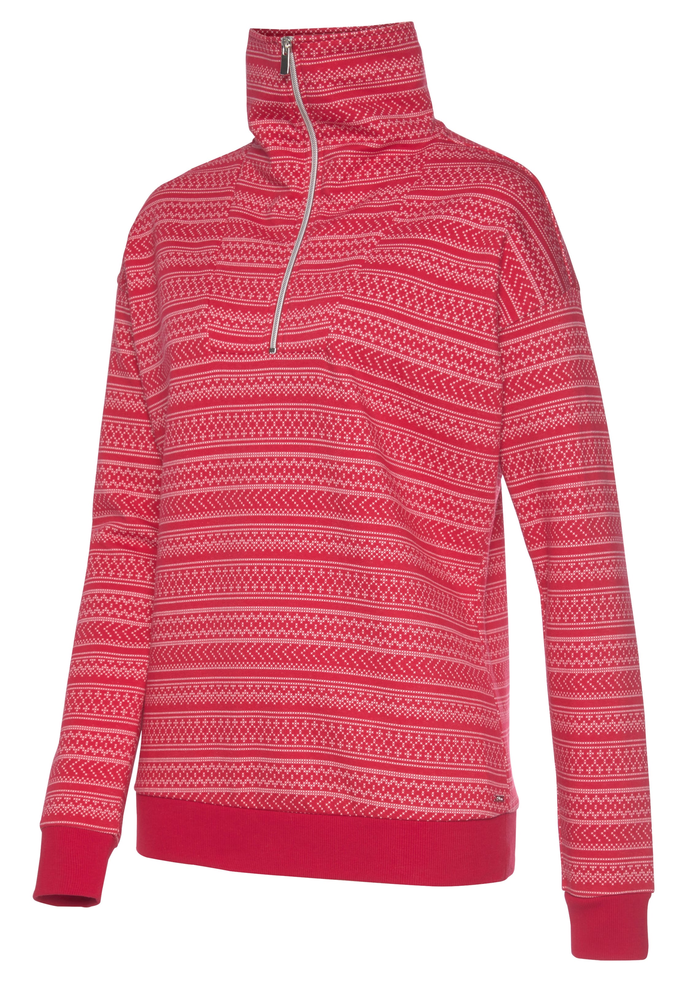 Bluză de molton de la s.Oliver pe roșu