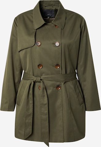 Cappotto di mezza stagione 'CARVALERIE' di ONLY Carmakoma in verde: frontale