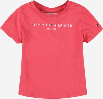 TOMMY HILFIGER Regularen Majica | roza barva: sprednja stran